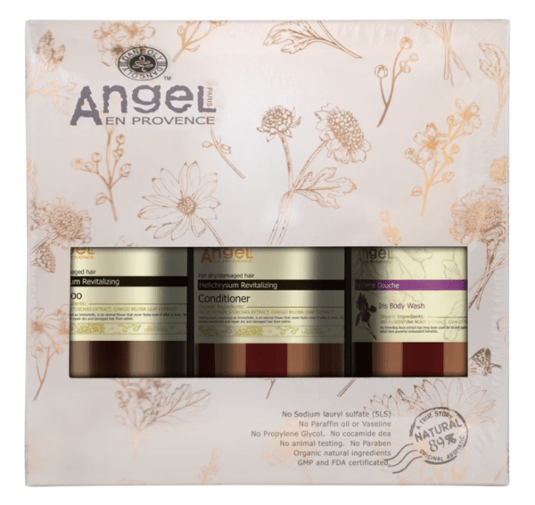 Angel En Provence Helichrysum Gift Pack with Iris Body Wash